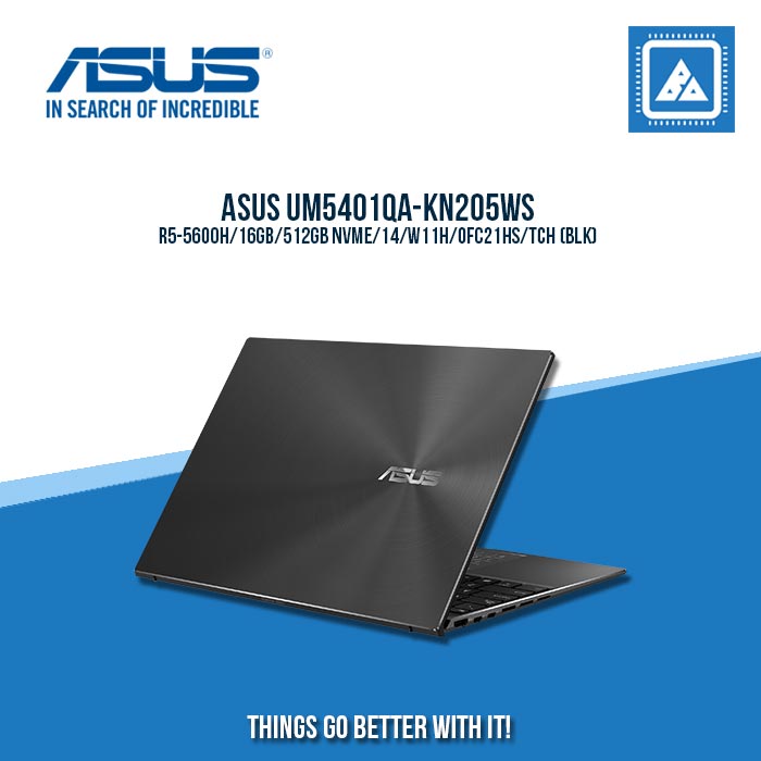 ASUS UM5401QA-KN205WS R5-5600H/16GB/512GB NVME | BEST FOR STUDENTS AND FREELANCERS LAPTOP ASUS UM5401QA-KN205WS R5-5600H/16GB/512GB NVME | BEST FOR STUDENTS AND FREELANCERS LAPTOP